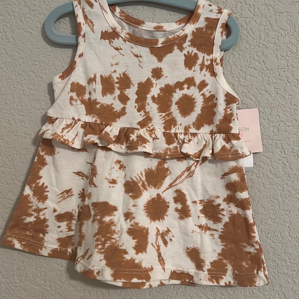 Grayson mini tie dye top/dress size 18 months nwt
